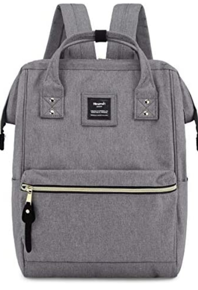 Gray Women's Backpack - Lightweight Everyday Bag